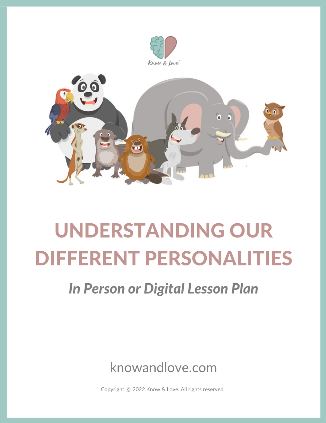 Personality Differences Lesson and Activities for In Person or Virtual Learning